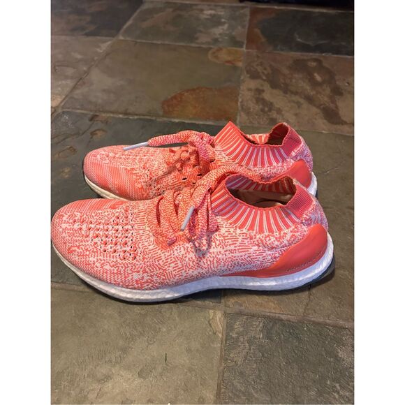 Adidas ladies ultra boost haze coral running sneakers - Picture 2 of 5